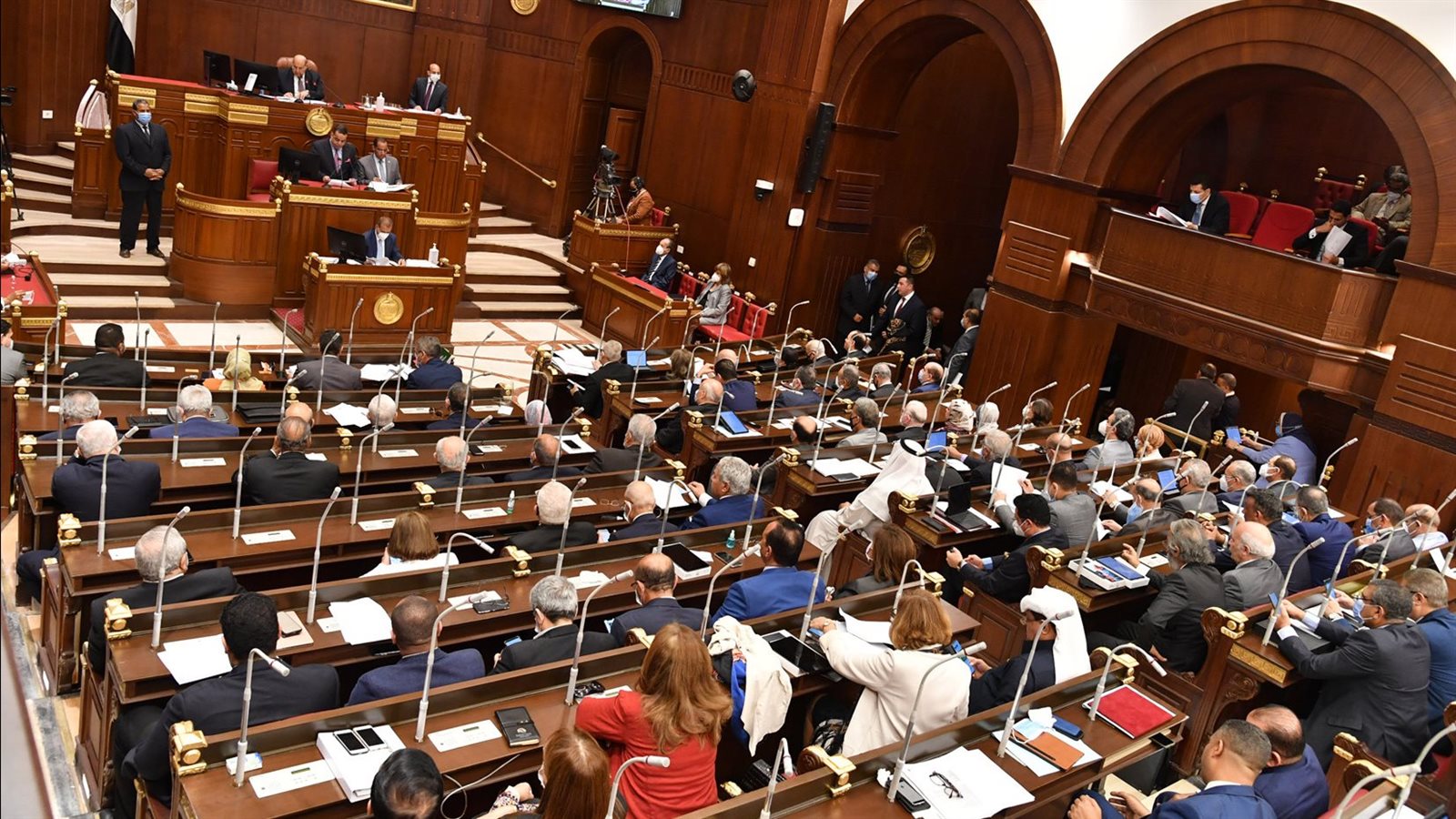 بدء الجلسة الافتتاحية لمجلس الشيوخ للفصل التشريعي الثاني