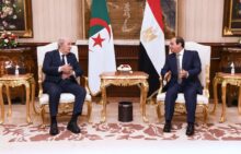 السيسي يبحث مع رئيس الجزائر تعزيز التعاون الثنائي وتطورات الأوضاع في غزة