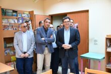 وزير الثقافة ومحافظ السويس يتفقدان أعمال تطوير قصر ثقافة السويس