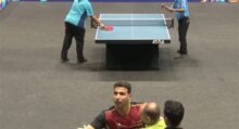 مشادة بين لاعبي منتخب مصر أثناء بطولة إفريقيا لتنس الطاولة