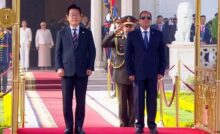 الرئيس السيسي يستقبل نظيره الكوري الجنوبي لتعزيز التعاون الثنائي