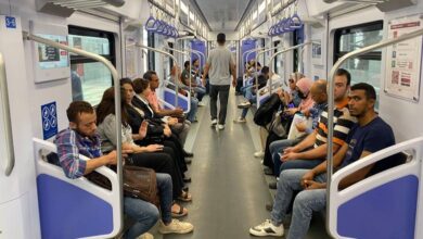 القطار الكهربائي الخفيف يغيّر مواعيد رحلاته اليوم الجمعة.. وآخر رحلة 10:15 مساءً