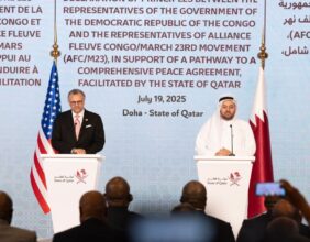 اتفاق سلام بين الكونغو الديمقراطية وحركة 23 مارس في قطر لإنهاء الصراع المسلح 2 اتفاق سلام بين الكونغو الديمقراطية وحركة 23 مارس في قطر لإنهاء الصراع المسلح