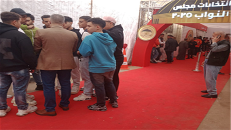 إقبال شبابي كثيف على لجان حدائق القبة في ثاني أيام المرحلة الثانية لانتخابات مجلس النواب 2025