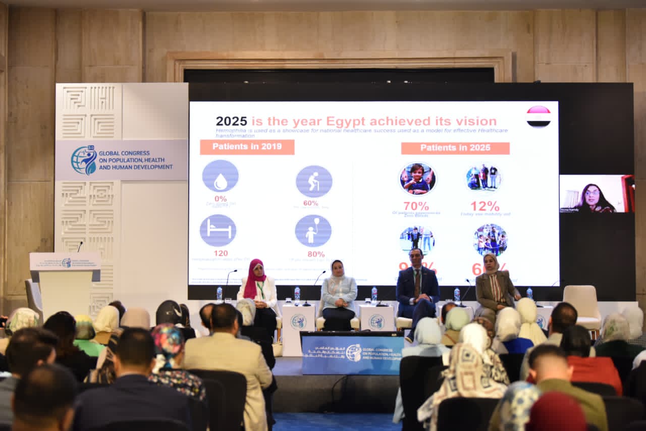 الصحة تنظم جلسة «قصص نجاح في إدارة الهيموفيليا» ضمن فعاليات PHDC’25 بالعاصمة الإدارية