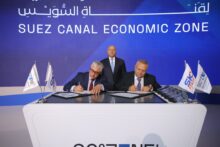 قناة السويس وسكاي بورتس توقعان مذكرة تفاهم لتعزيز قدرات ميناء السخنة