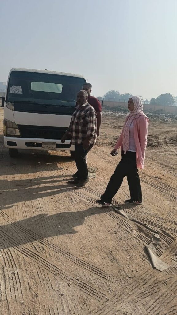 القناطر الخيرية: متابعة أعمال الحملة الميكانيكية وصيانة المعدات للحفاظ على المال العام