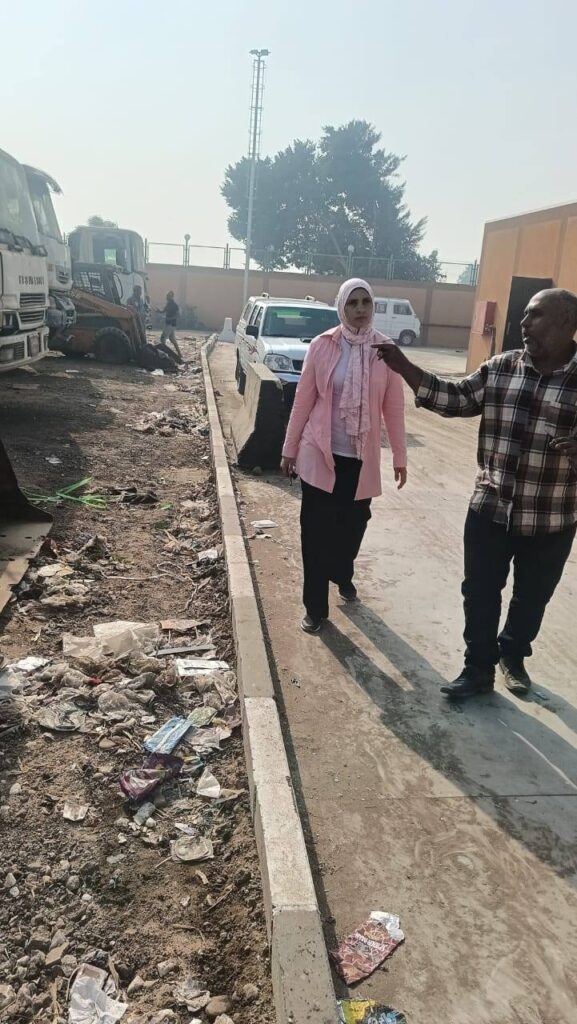 القناطر الخيرية: متابعة أعمال الحملة الميكانيكية وصيانة المعدات للحفاظ على المال العام