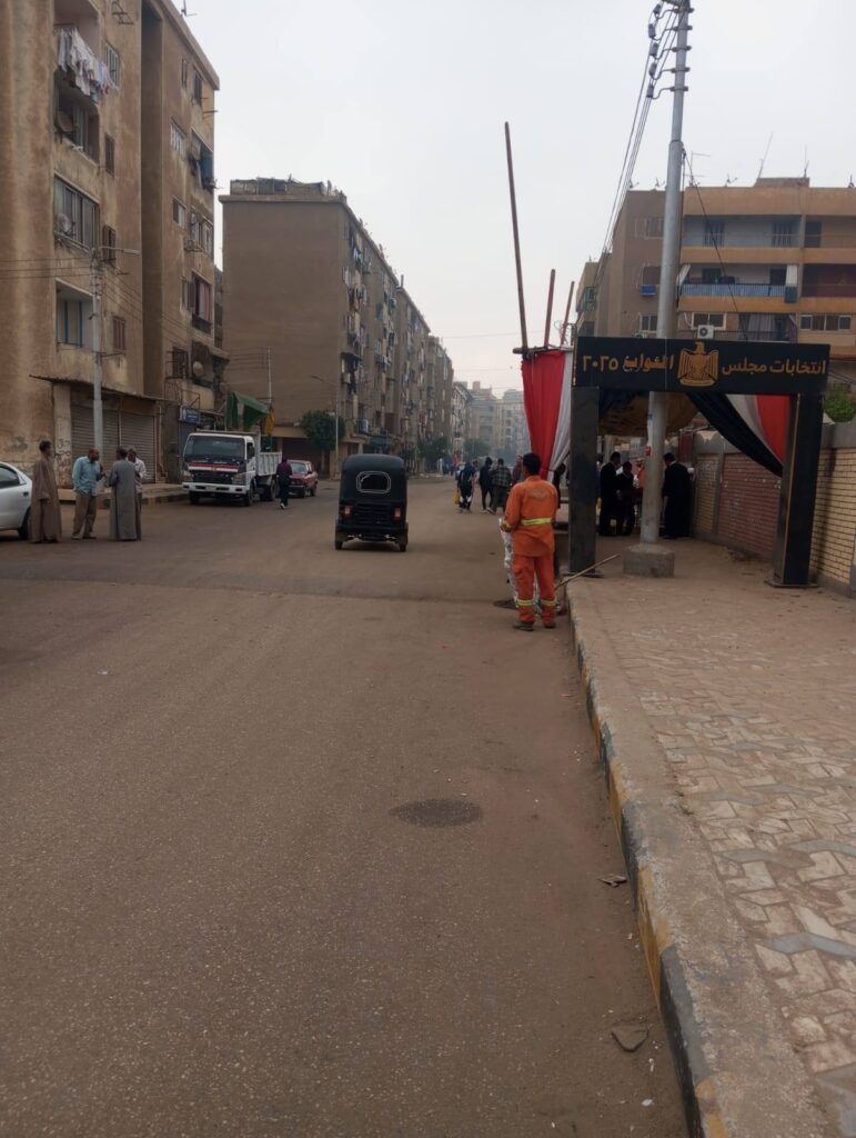 حملة لرفع كفاءة منظومة النظافة بمدينة القناطر الخيرية قبل انطلاق التصويت