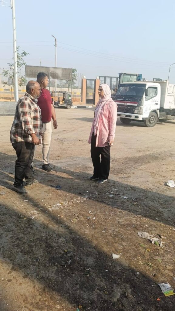 القناطر الخيرية: متابعة أعمال الحملة الميكانيكية وصيانة المعدات للحفاظ على المال العام