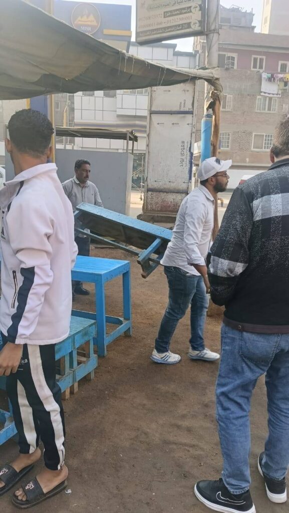 القناطر الخيرية: حملة مكبرة لرفع الإشغالات وتحقيق الانضباط بشوارع المدينة