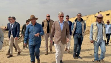 ملك بلجيكا يزور سقارة برفقة زاهي حواس ويتفقد أحدث الاكتشافات الأثرية 2 ملك بلجيكا يزور سقارة برفقة زاهي حواس ويتفقد أحدث الاكتشافات الأثرية