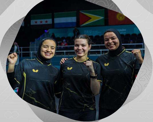 ذهبية تنس الطاولة لمنتخب مصر.. وعبد الرحمن عمرو يحرز فضية 100 متر سباحة بالتضامن الإسلامي