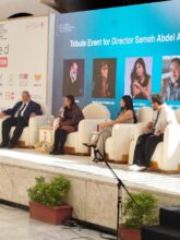 "دموع وانهيار في تأبين سامح عبد العزيز.. وفيلم «وجع الفراق» يشعل مشاعر الحاضرين بمهرجان القاهره".