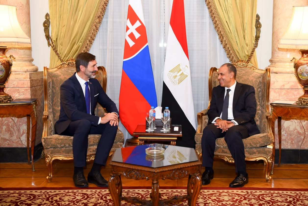 وزير الخارجية يستقبل نظيره السلوفاكي ويبحثان آخر مستجدات الأوضاع في غزة 1 وزير الخارجية يستقبل نظيره السلوفاكي ويبحثان آخر مستجدات الأوضاع في غزة