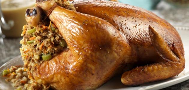 طريقة جديدة للدجاج: دجاج محشي بالفريك على طريقة الشيف أميرة شنب