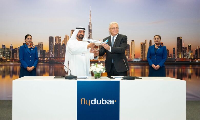 فلاي دبي توقع اتفاقية لشراء 150 طائرة A321neo من إيرباص في دبي للطيران 2025