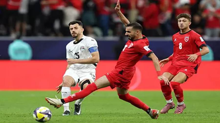 الأردن تتقدم على مصر بهدف فى الشوط الأول بكأس العرب 2025 1 الأردن تتقدم على مصر بهدف فى الشوط الأول بكأس العرب 2025