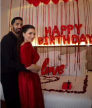 مي عز الدين تحتفل بعيد ميلادها الأول بعد الزواج وسط توهج فني ورسائل حب مؤثرة من زوجها