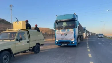 الأردن يطلق قافلة مساعدات إنسانية وغذائية لـ 51 شاحنة إلى سوريا في إطار التضامن العربي