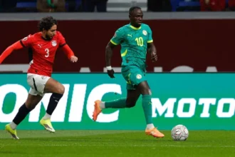 ساديو ماني يسجل الهدف الأول للسنغال أمام مصر في نصف نهائي أمم إفريقيا 