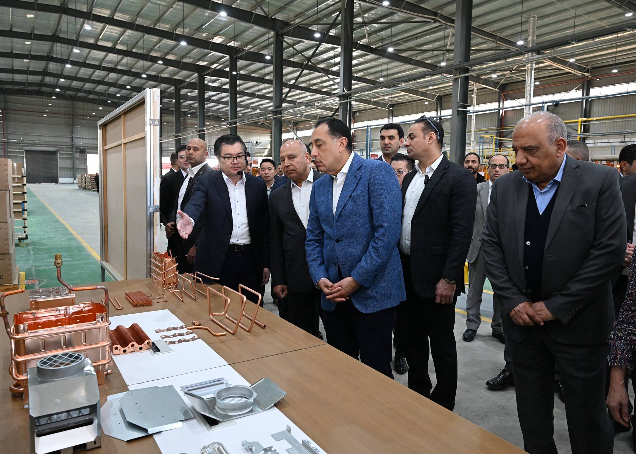 رئيس الوزراء يفتتح مصنع "فانوارد" للأجهزة المنزلية والمبادلات الحرارية بالعين السخنة