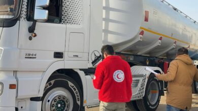 الهلال الأحمر المصري يطلق قافلة «زاد العزة 123» محملة بـ 7,550 طن مساعدات إلى غزة