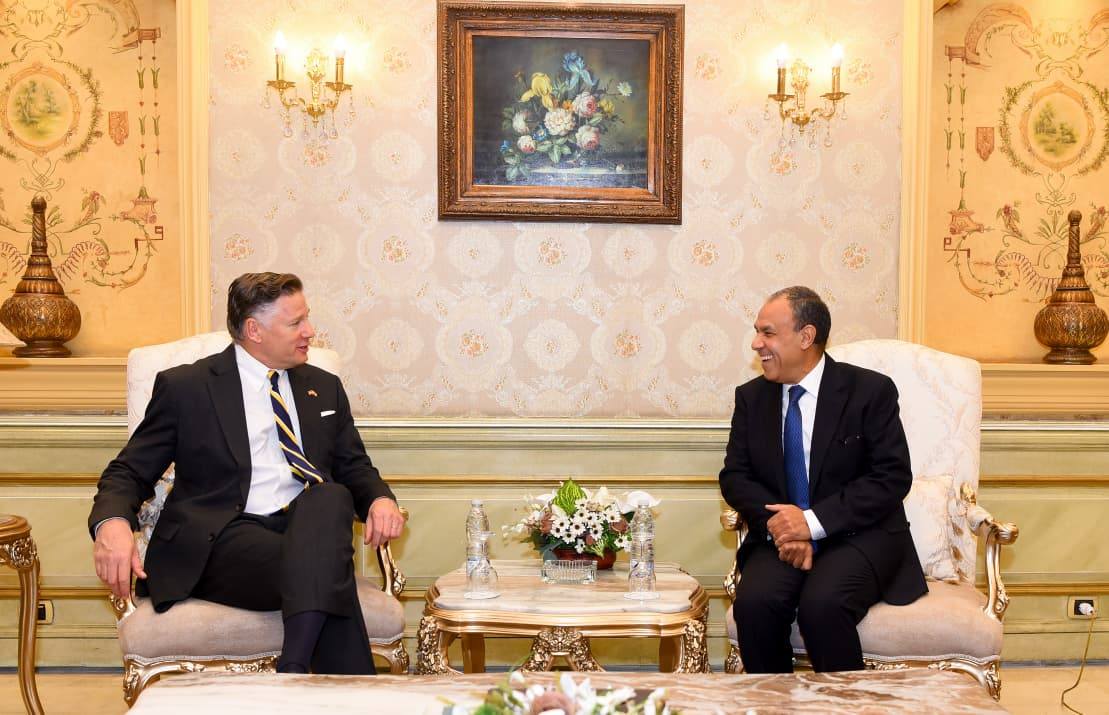 بدر عبد العاطي يستقبل نائب وزير الخارجية الأمريكي لمناقشة عدد من الملفات الإقليمية