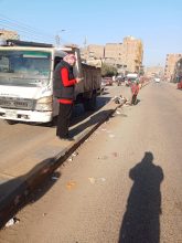 حملة مكثفة لرفع كفاءة منظومة النظافة بمركز ومدينة القناطر الخيرية