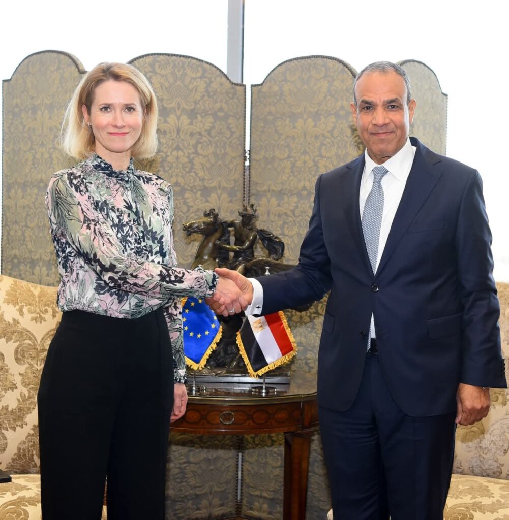 وزير الخارجية يبحث مع الاتحاد الأوروبي التعاون الثنائي والأوضاع الإقليمية