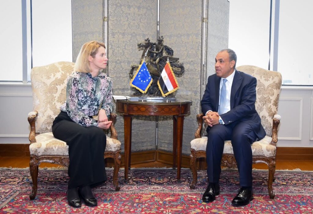 وزير الخارجية يبحث مع الاتحاد الأوروبي التعاون الثنائي والأوضاع الإقليمية