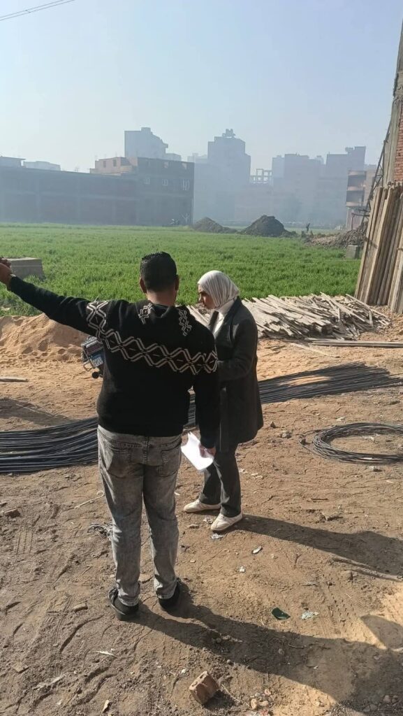 متابعة أعمال البناء ومراجعة التراخيص بمركز ومدينة القناطر الخيرية