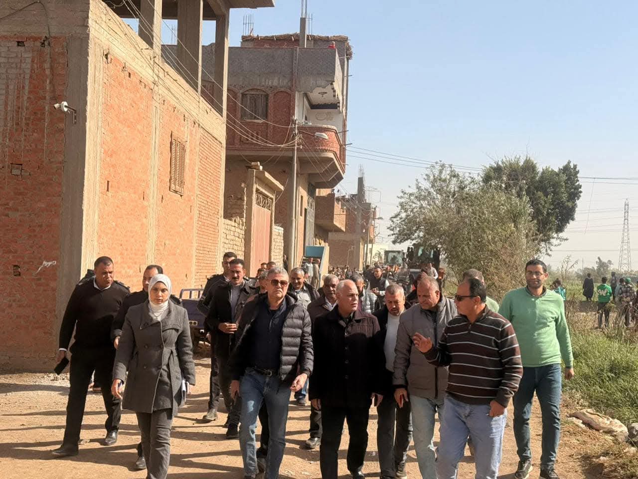 حملة مكبرة لإزالة التعديات بمركز ومدينة القناطر الخيرية