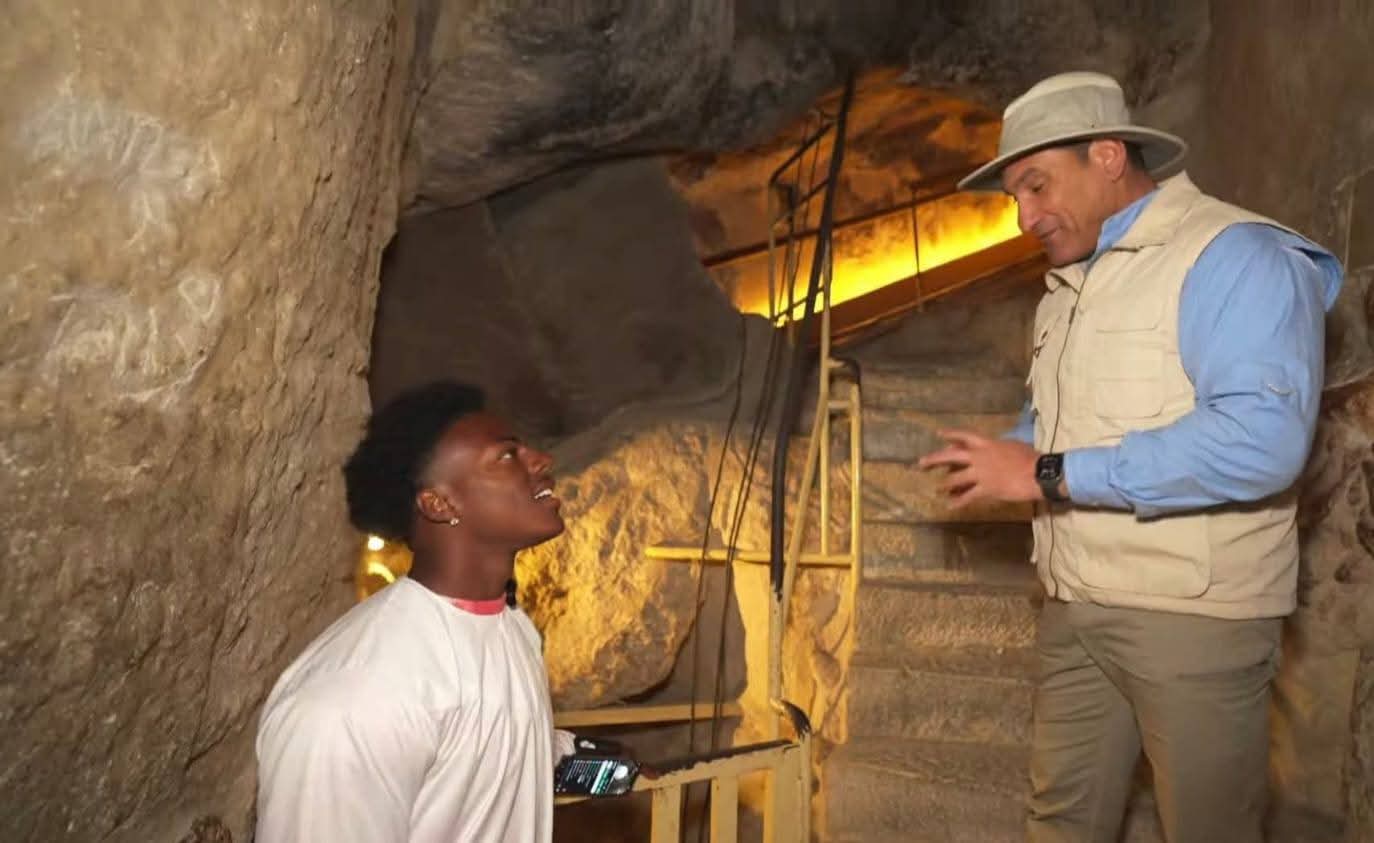 منطقة أهرامات الجيزة والمتحف المصري الكبير تستقبل اليوتيوبر العالمي IShow Speed لاكتشاف سحر الحضارة المصرية العريقة