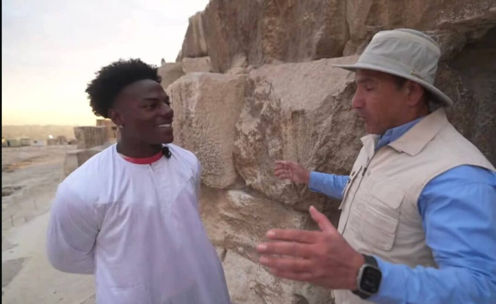 منطقة أهرامات الجيزة والمتحف المصري الكبير تستقبل اليوتيوبر العالمي IShow Speed لاكتشاف سحر الحضارة المصرية العريقة