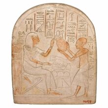 لوحة «آني»… مشهد من الطقوس الجنائزية في تل العمارنة