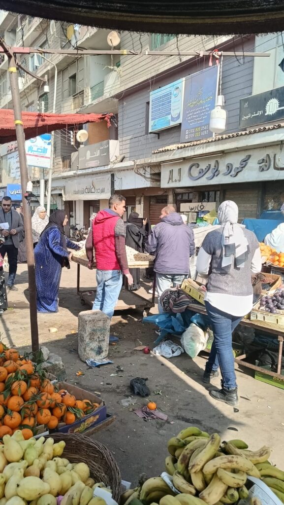 حملة مكبرة لرفع الإشغالات من شوارع وميادين مدينة القناطر الخيرية بمحافظة القليوبية