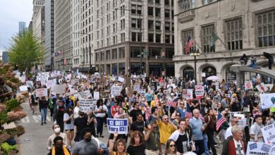 احتجاجات في أمريكا ضد حملة ترامب على الهجرة