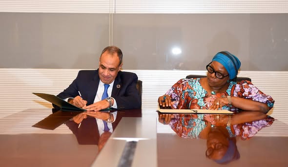 وزير الخارجية يلتقي نظيرته الليبيرية ويوقع مذكرة تفاهم لتعزيز التدريب الدبلوماسي 1 وزير الخارجية يلتقي نظيرته الليبيرية ويوقع مذكرة تفاهم لتعزيز التدريب الدبلوماسي