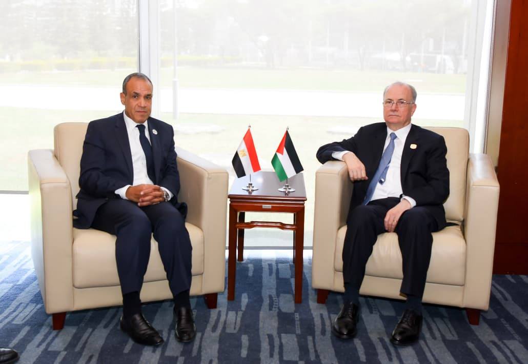 وزير الخارجية يلتقي رئيس وزراء فلسطين لمناقشة المرحلة الثانية من خطة ترامب