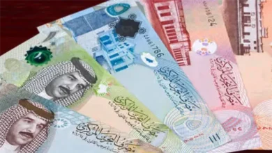 استقرار سعر الدينار البحريني مقابل الجنيه المصري اليوم السبت عند 126 جنيهًا للشراء