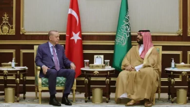 أردوغان يزور السعودية ويلتقي ولي العهد محمد بن سلمان وسط توتر إقليمي