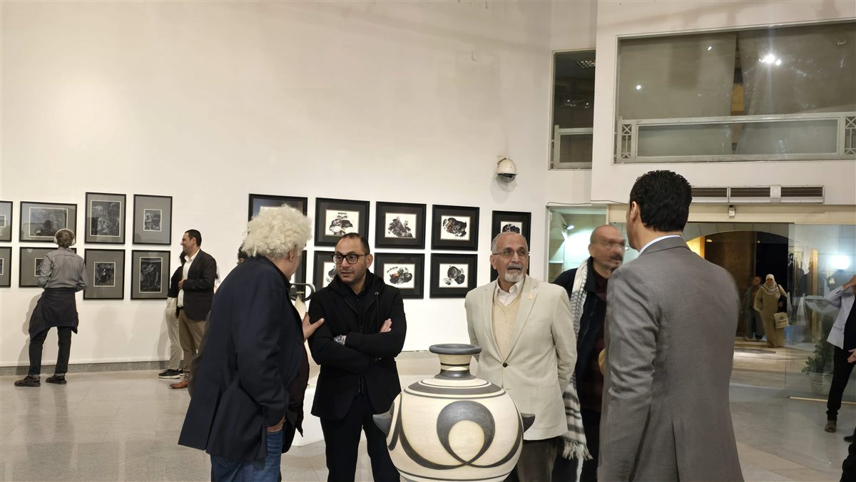 افتتاح معرض حوار نوعي للفنون التشكيلية بوزارة الثقافة