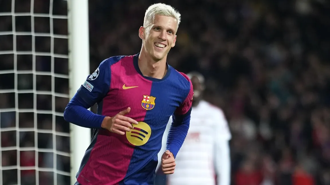 داني أولمو يواصل تألقه مع برشلونة