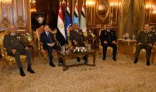 القائد العام للقوات المسلحة ووزير الداخلية يشهدان حفل إفطار رمضاني