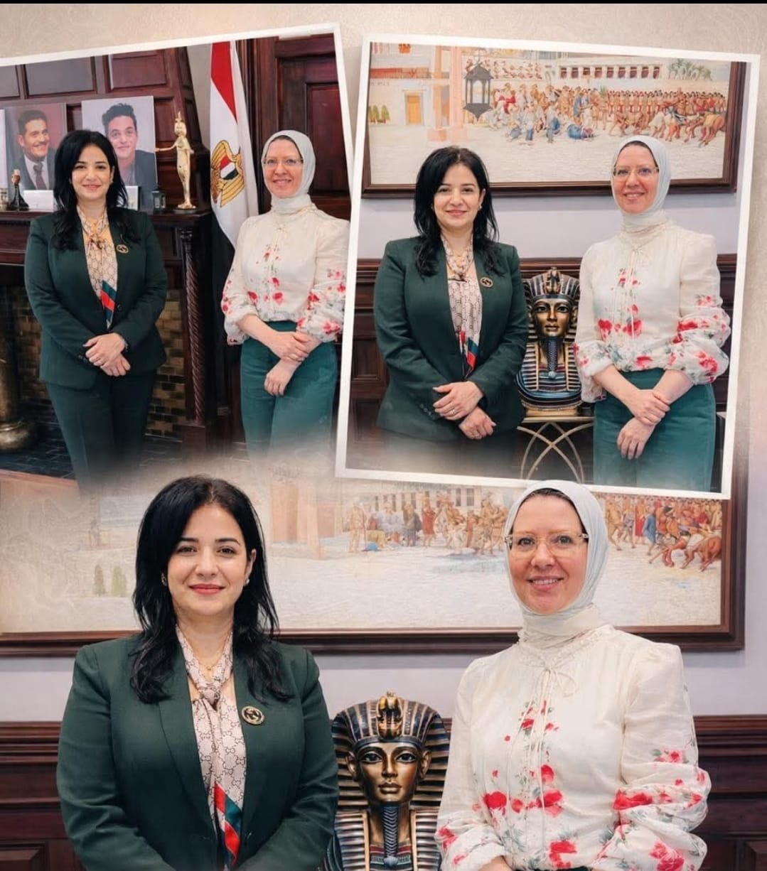 اتحاد المصريين في أمريكا يبحث مع الملحق الثقافي بواشنطن سبل تمكين الشباب وتعزيز الهوية.