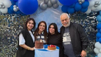 روجينا تحتفل بعيد ميلادها الـ53 بمفاجأة عائلية ورسالة مؤثرة للجمهور