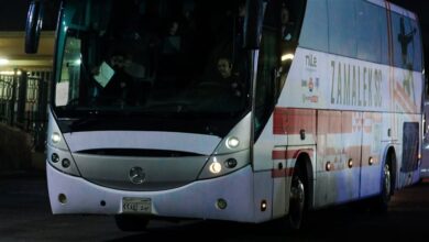 الزمالك يصل ملعب نيلسون مانديلا استعدادًا لمواجهة شباب بلوزداد في ذهاب نصف نهائي الكونفدرالية 2 الزمالك يصل ملعب نيلسون مانديلا استعدادًا لمواجهة شباب بلوزداد في ذهاب نصف نهائي الكونفدرالية