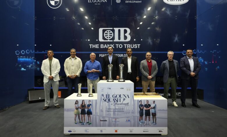 السياحة والآثار ترعى بطولة الجونة الدولية للإسكواش للترويج للمقصد المصري