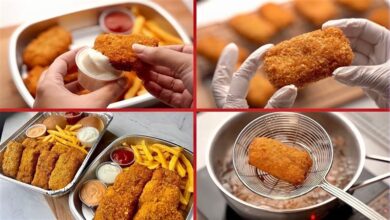طريقة عمل المسحب المقلي المقرمش مثل المطاعم